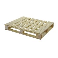 Holz-Einwegpalette, gebraucht, schwer, 1200x1000x160 mm