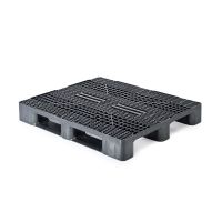 Kunststoffpalette, 1200x1000x160mm, offenes Deck, 3 Kufen
