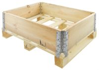 Holzaufsatzrahmen, neu, faltbar, ISPM 15, 4 Scharniere, 800x600x200mm
