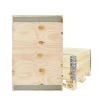 Holzabdeckung für Holzaufsatzrahmen mit 2 Befestigungsleisten, 1200x800x9mm