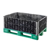 Aufsatzrahmen Kunststoff, faltbar, 4 Scharniere, 1200x800x200mm