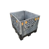 Palettenbox aus Kunststoff, Magnum Optimum, gebraucht, faltbar, 1200x1000x975mm
