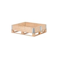 Holzaufsatzrahmen, neu, ISPM 15, 6 Scharniere, 1200x1000x200mm