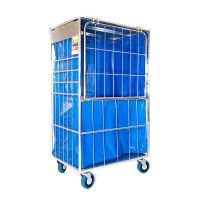 Gitterwagen für Wäsche, 4 Seitewände, 900x665x1660mm