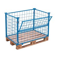 Gitteraufsatzrahmen 1200x800x1600mm - Metall, faltbar