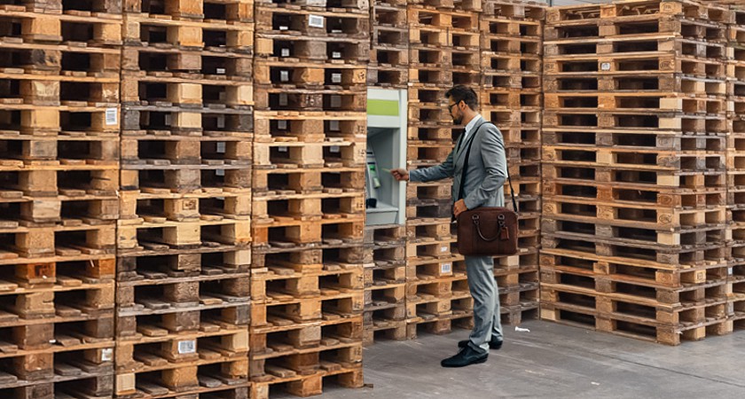 Pallet Banking - Wie eine Bank, aber mit Paletten